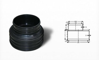 CORRUGATED REDUCTION